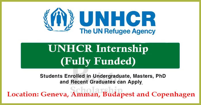 UNHCR Internship 2023 Online Apply (Fully Funded)