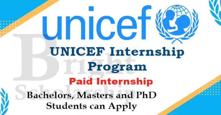 UNICEF Internship Program 2024 | UNICEF Paid Internship