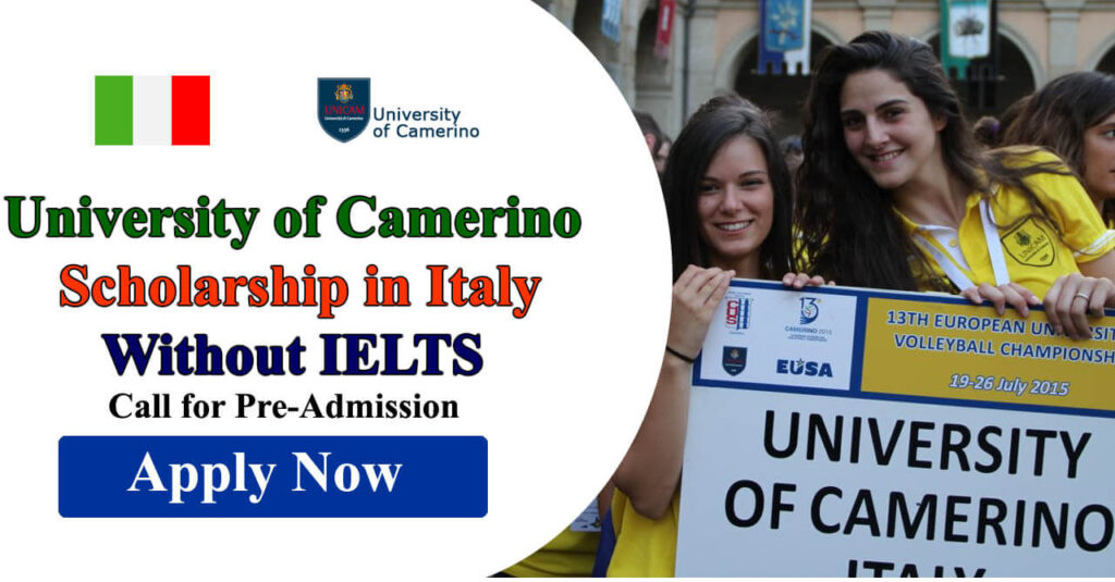 University of Camerino Scholarship 2024 in Italy | Without IELTS