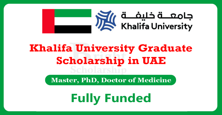Khalifa University Graduate Scholarship 2024-25 in UAE (Fully Funded)
