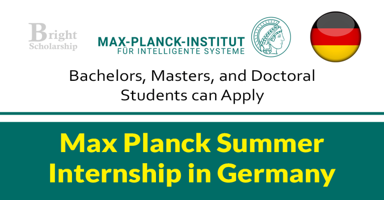 Max Planck Summer Internship 2024 in Germany (Fully Funded)